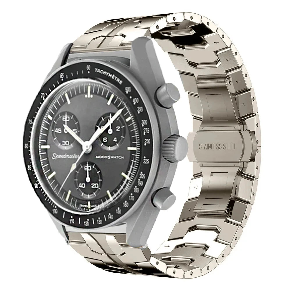 Metal Strap For Omega X Swatch Joint MoonSwatch Stainless Steel Business Bracelet For Amazfit GTS 3 4 4mini Wristband Accessory
