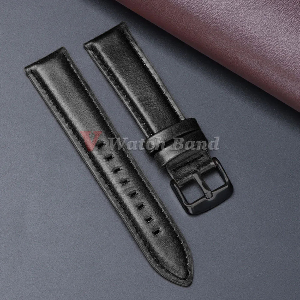 Universal Leather Strap for DW Daniel Wellington Watch Band 17mm 18mm 20mm 22mm Meninos Assistem Genuine Leather Watchband