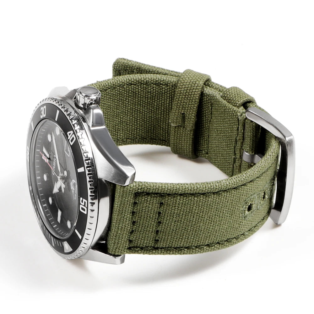 Quick Release Bracelet 18mm 20mm 22mm for Huawei Strap Braided Canvas Watch Band for Samsung Galaxy 3/4 40/44mm Classic 46/42mm