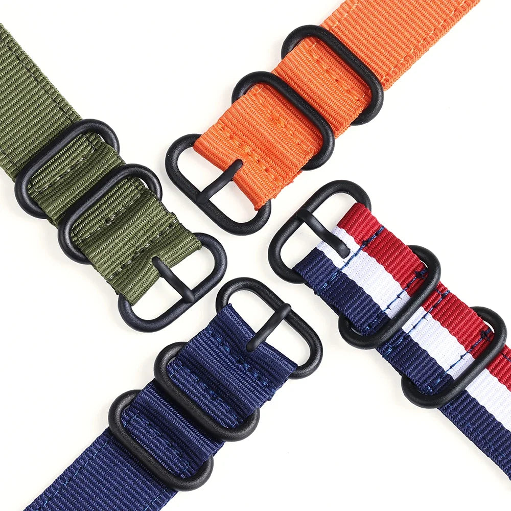 18/20/22/24mm Straps for Tudor Durable Nylon for Omega Canvas Fabric Band for Seiko Men Military Sport Quick Release Bracelet