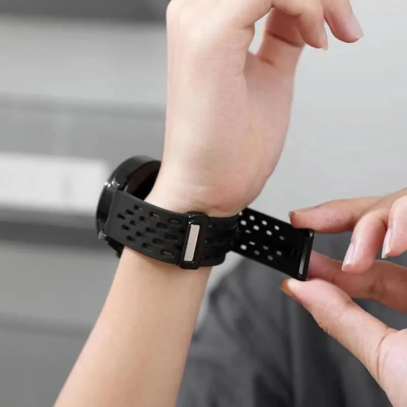 Magnetic Band For Samsung Galaxy Fit 3 Bracelet Breathable Sport Wristband For Samsung Galaxy Fit 3 Smartwatch Strap Correa