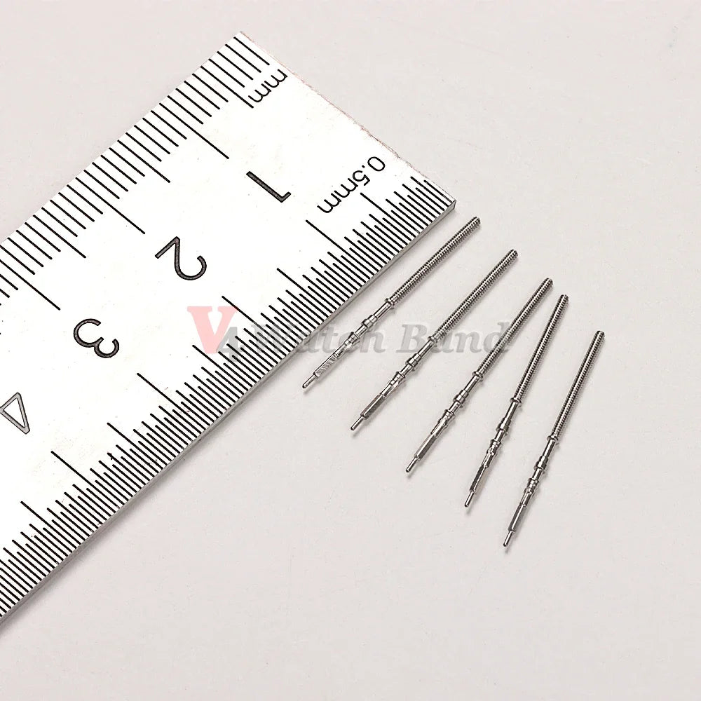 5pcs Watch Nh35a Movement Stem for SEIKONH35A NH36A Modification Replacement Parts Spare Stems Winding Stem Watch Movement Pin