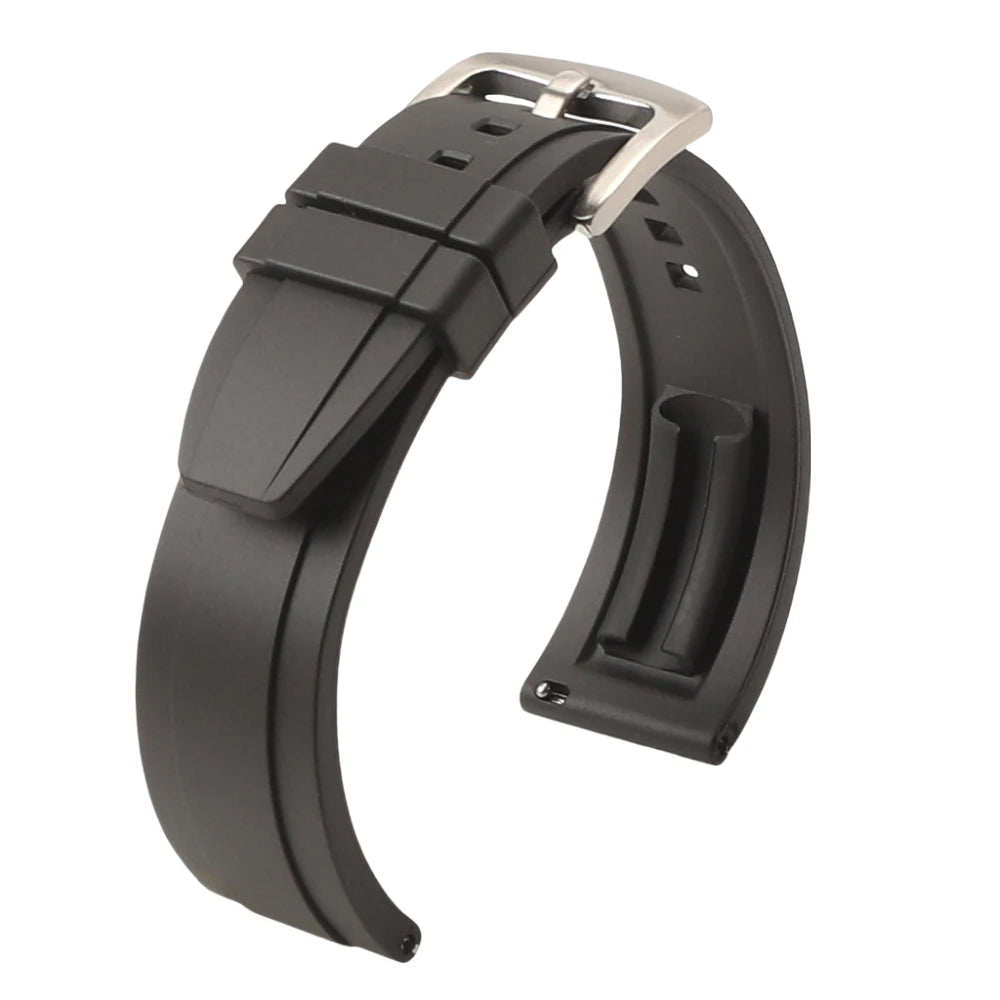 Universal Watrproof Rubber Strap 18mm 19mm 20mm 22mm for Armani for Omega Wristbelt Sport Silicone Watch Band for Seiko Bracelet