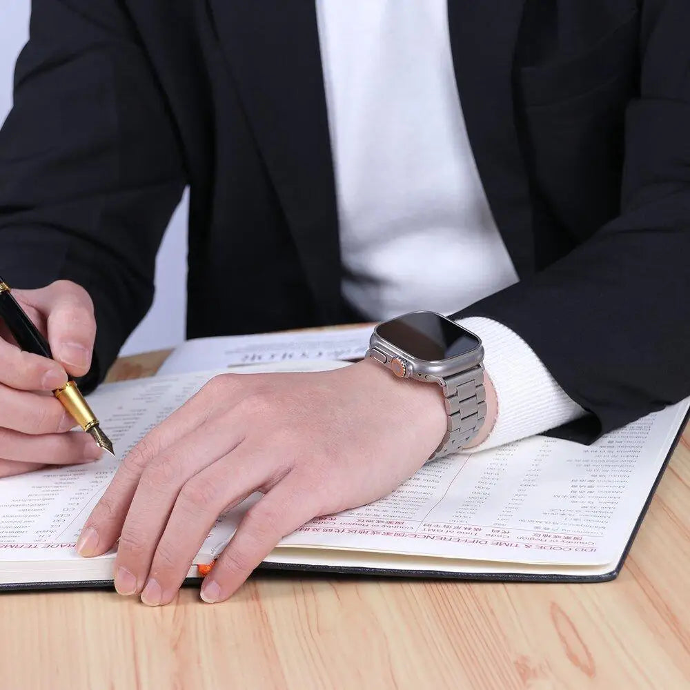 Metal Strap For Apple Watch Band 49mm 45mm 41mm 46mm 44mm Stainless Steel Correa Bracelet belt iwatch 42mm series 7 6 SE 8 Ultra