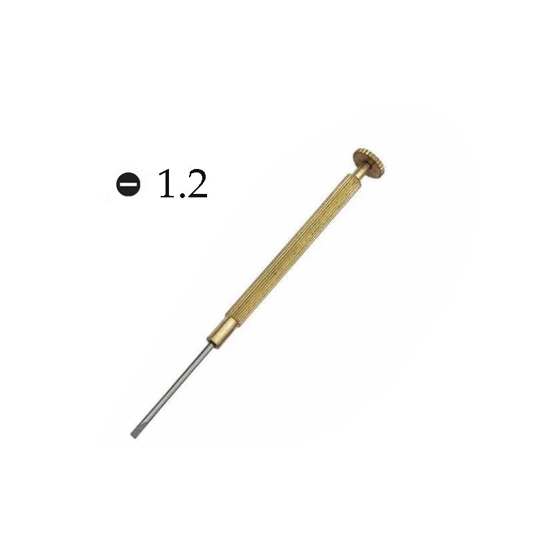 1Pcs Steel Screwdriver for Rolex Watch 0.8 1.0 1.2 1.4 1.6 1.8mm Flat Blade Screw Driver Repair Tools Watchmaker Screwdriver