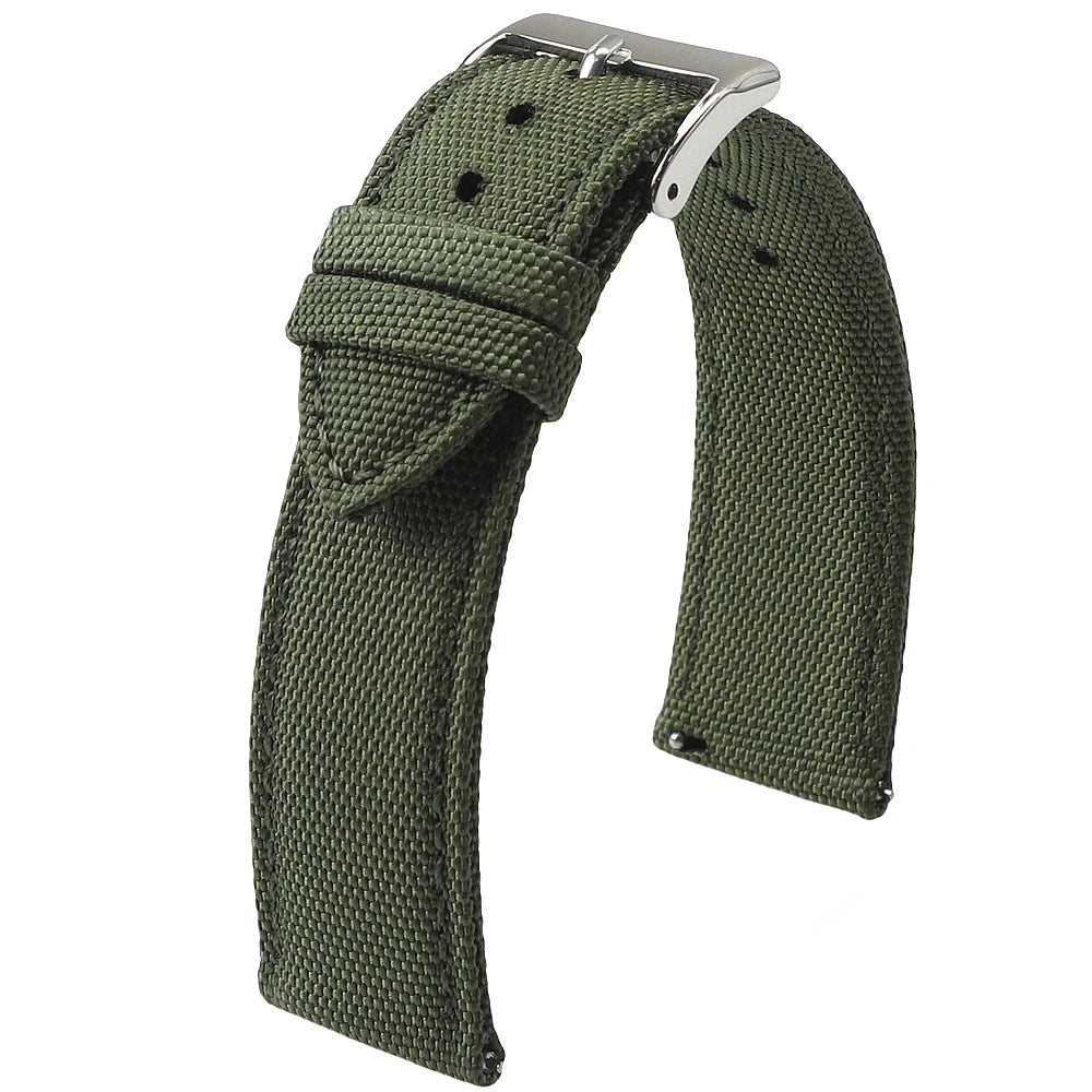 18mm 19mm 20mm 21mm 22mm 24mm Waterproof Sailcloth Watch Strap Two-Sided Nylon Watchband Quick Release Band Sport Belt For Men