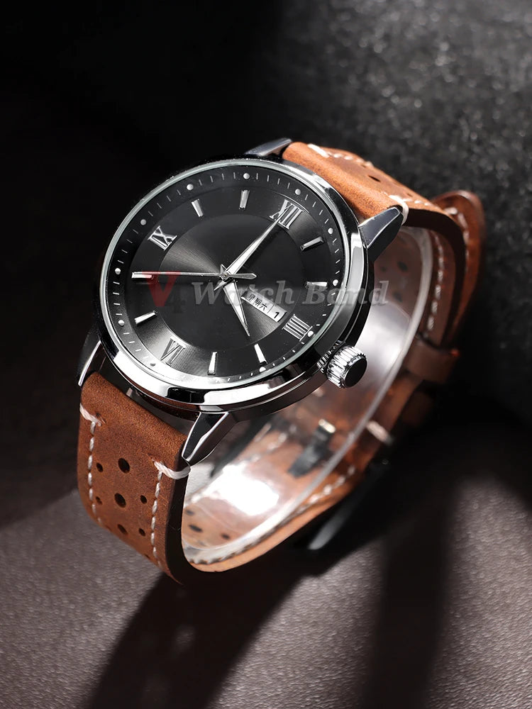 Genuine Cowhide Leather Strap for Samsung Galaxy Watch 8 7 6 5 4 3 Soft Breathable Retro Wristband 18mm 19mm 20mm 21mm 22mm 24mm