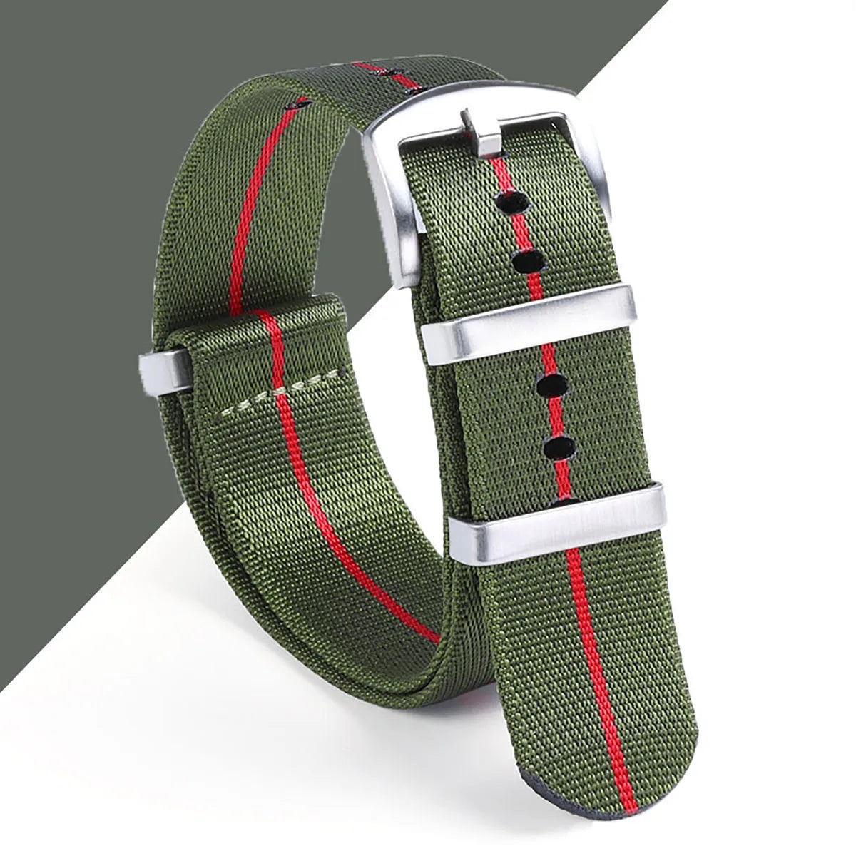 High Density Nylon Watch Band for Omega Bracelet for Huami Amazfit GTS for Seiko for Tudor Military Strap for Samsung Galaxy