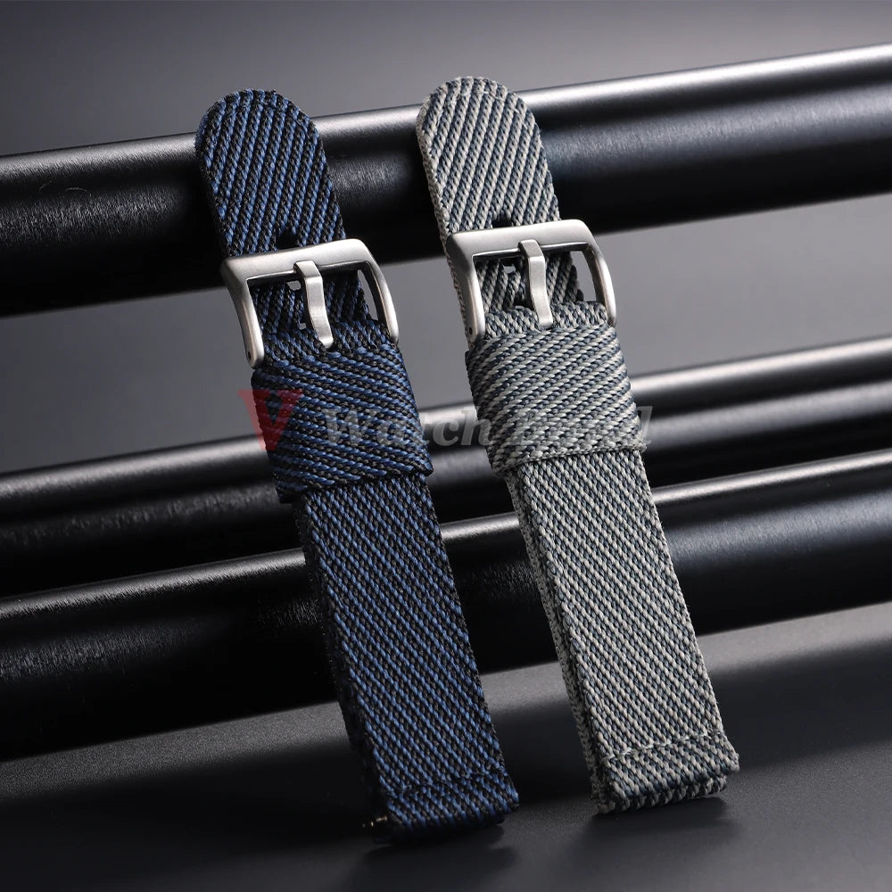 Nylon Strap 20m 22mm for Tudor for Omega Watch Band Woven Canvas Fabric Band for Seiko Men Military Sport Quick Release Bracelet