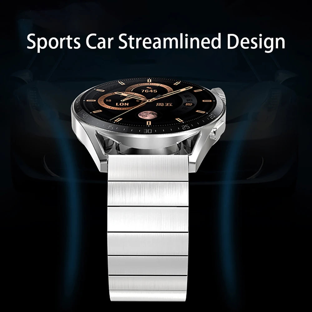 22MM Metal Magnetic Band for Huawei Watch GT 3 2 Pro 46mm 42mm 2E Stainless Steel Strap For Huawei Watch GT3  Luxury WatchBand