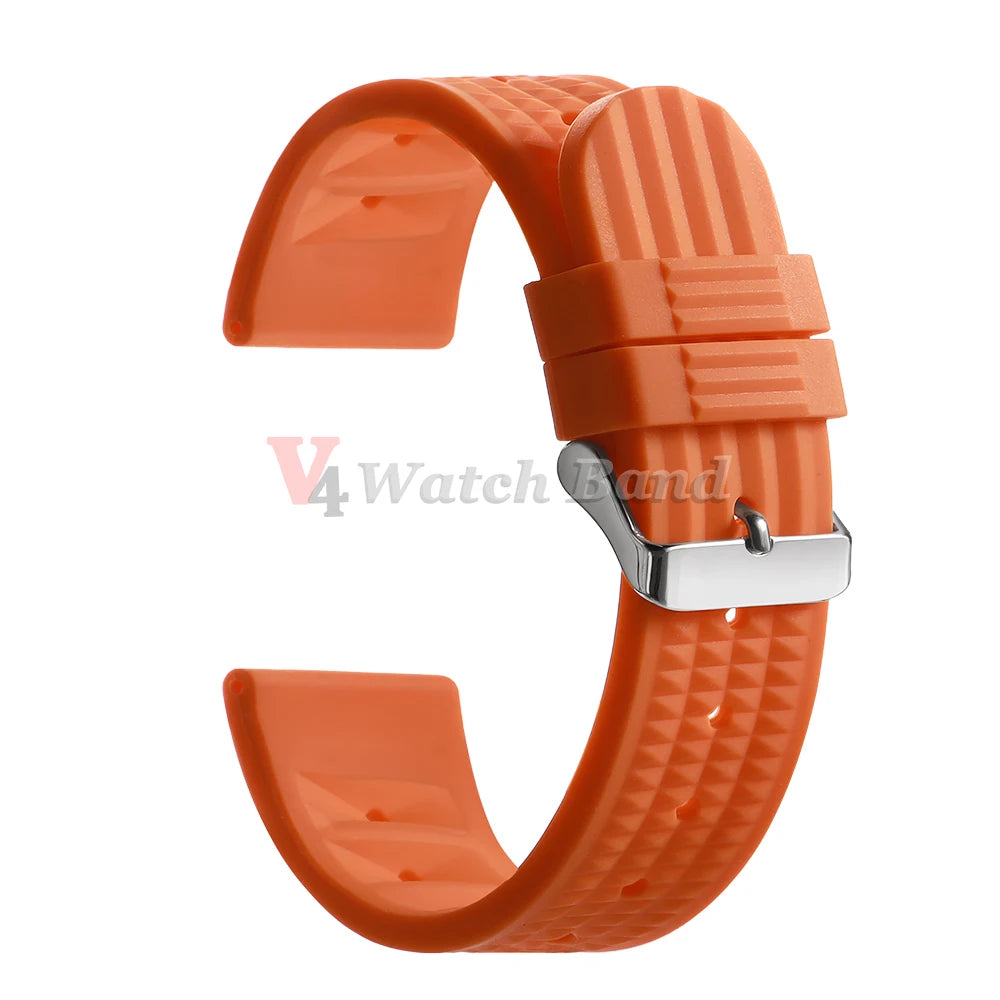 Rubber Strap 20mm 22mm for Omega for Rolex Bracelet Universal Men Diver Silicone Waterproof Sport for Seiko 5 SKX007 Watchband