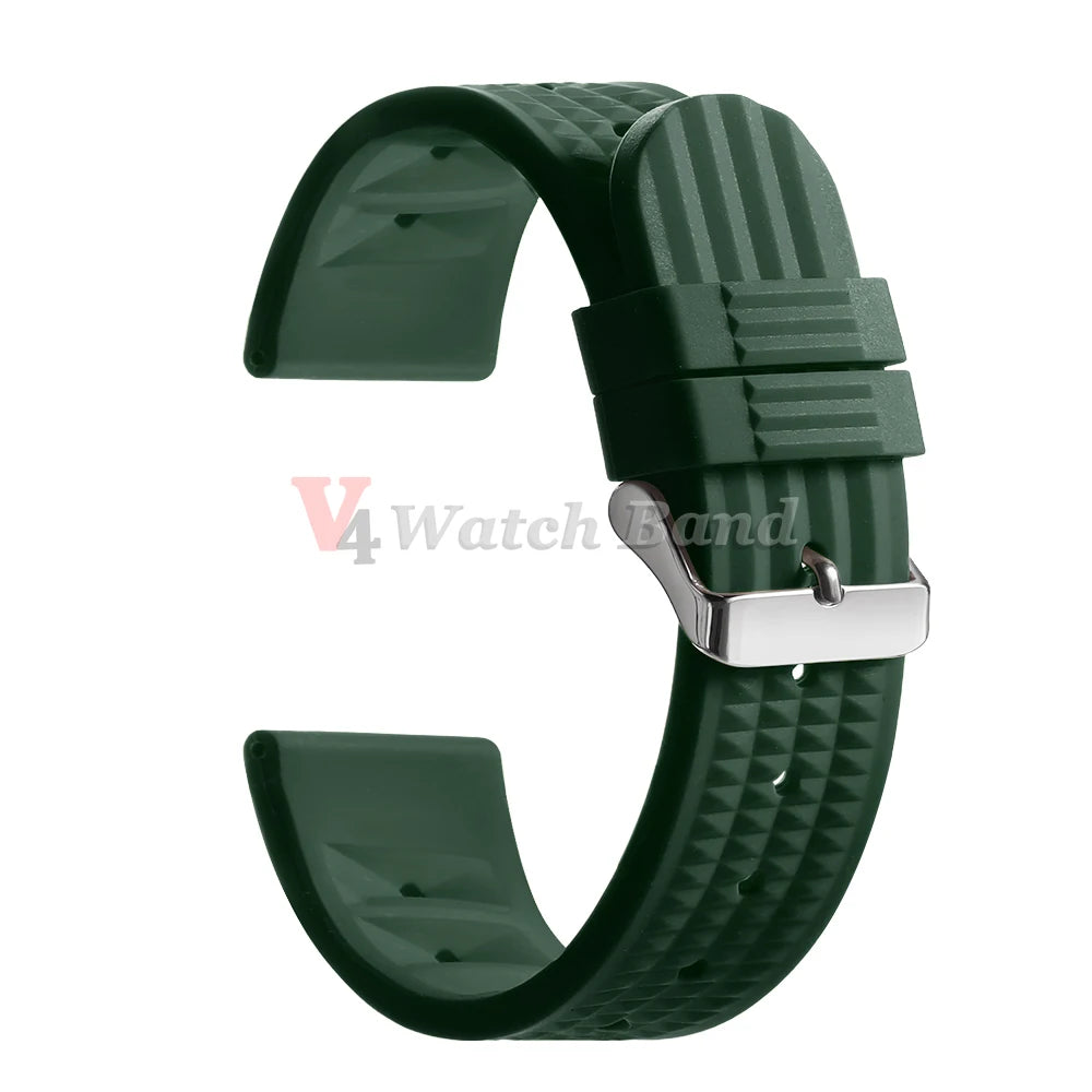 Rubber Strap 20mm 22mm for Omega for Rolex Bracelet Universal Men Diver Silicone Waterproof Sport for Seiko 5 SKX007 Watchband