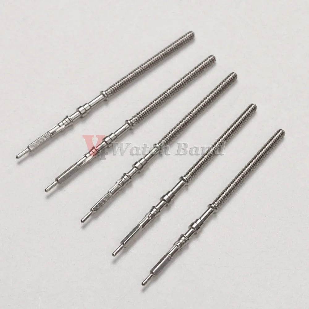 5pcs Watch Nh35a Movement Stem for SEIKONH35A NH36A Modification Replacement Parts Spare Stems Winding Stem Watch Movement Pin