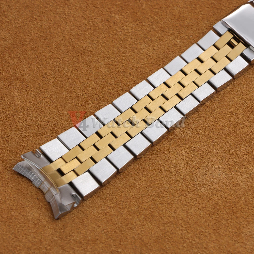 Watchband for Rolex Sub GMT Yacht Daytona 13mm 17mm 20mm 21mm Strap for Jubilee Luxury Watch Chain Parts Replacement Accessories