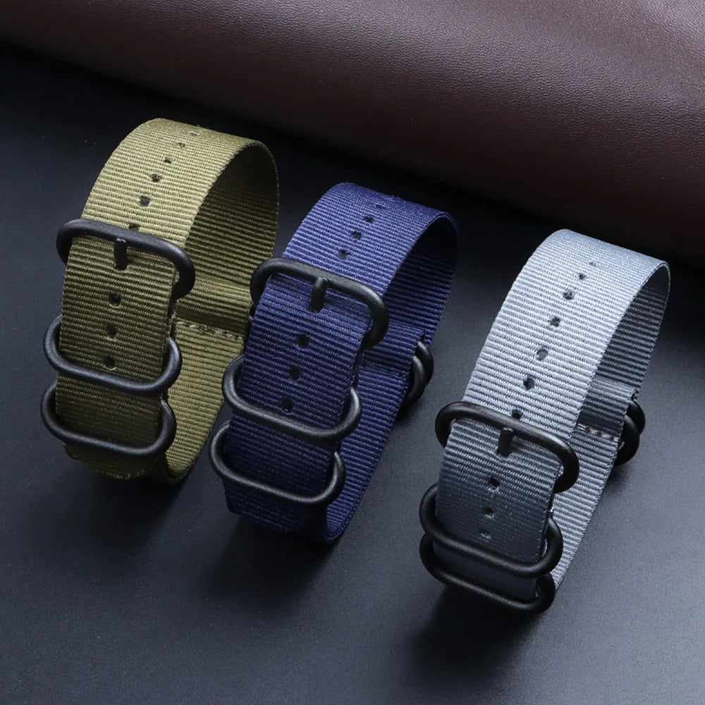 18mm 20mm 22mm Strap for Seiko High Quality Nylon Watch Band Army Sport Bracelet Replacement for Omega Military Casual Watchband