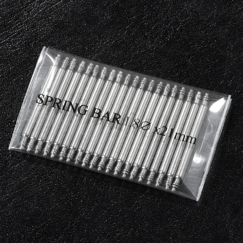 20pcs Dia 1.5mm 1.8mm Watch Band Spring Bars Links Pin 12 14 16mm 18mm 19mm 21mm 24mm 26mm Stainless 20mm 22mm  Watch Spring Bar