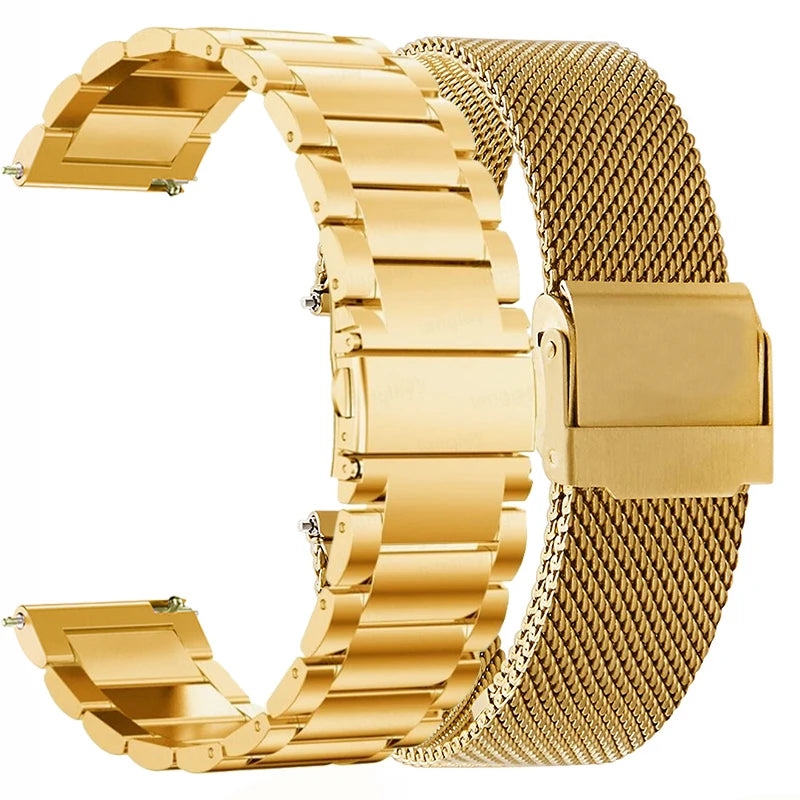Stainless Strap for Samsung Galaxy Watch 3/4/5/6 Wristband Metal Bracelet for Huawei Watch GT2 Pro GT 2 46mm Smart Band Bracelet