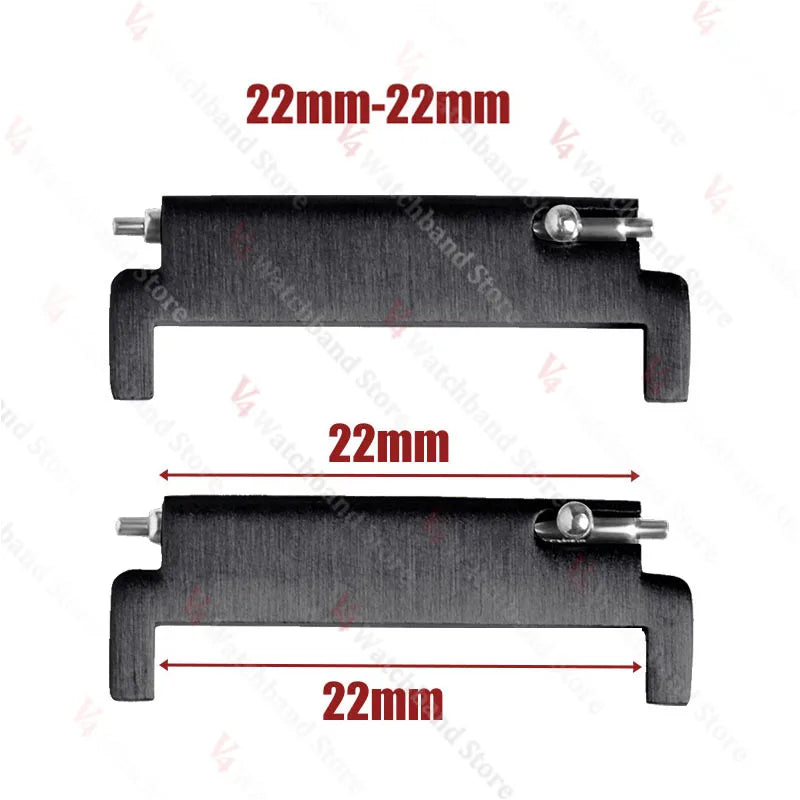 1 Pair Watch Strap Adapter 18mm To 20mm 22mm,20mm To 18/20/22mm,22mm To 22mm Quick Release Pins Connectors Watchband Accessories
