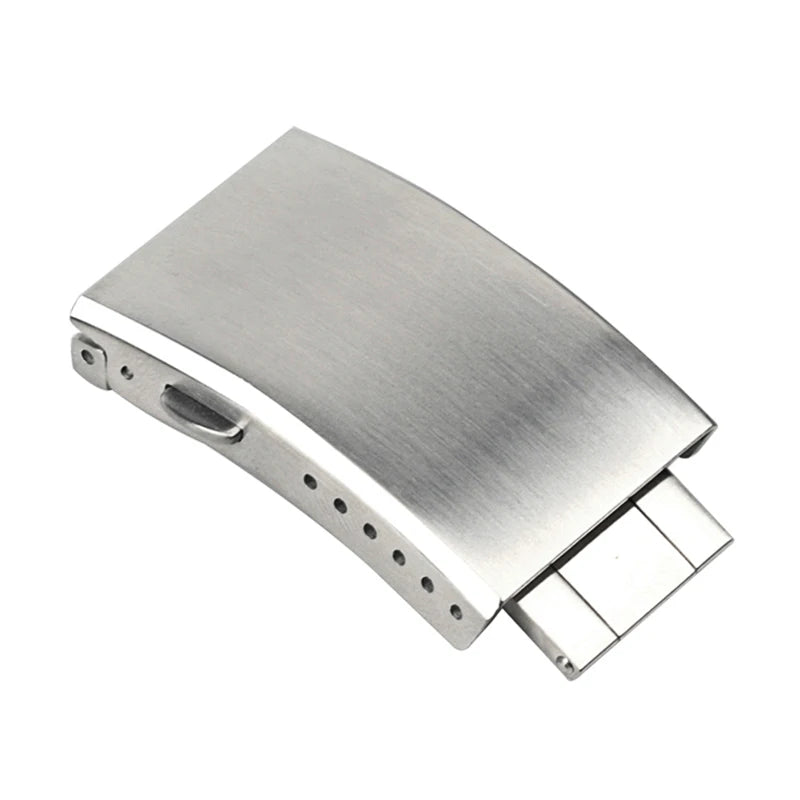 Extended Watch Buckle for Seiko Luxury Folding Safety Milled Clasp Replacement Watch Band Stainless Steel Clasp18mm 20mm 22mm