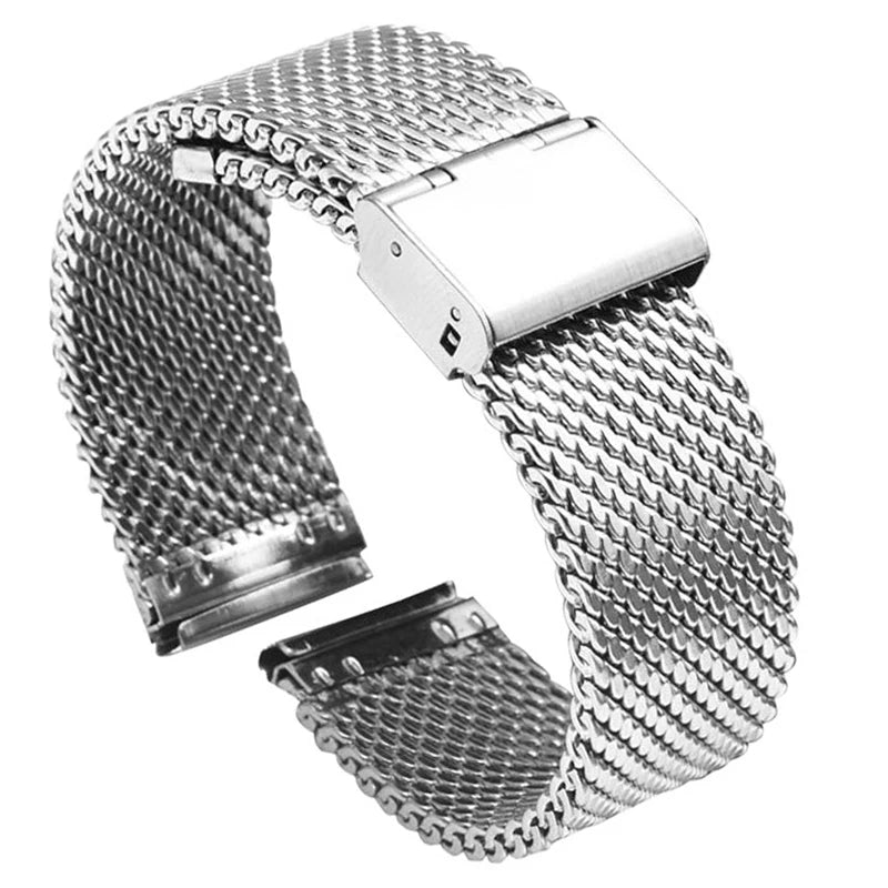1.0 Mesh Milanese Strap for Seiko for Casio 2.5 Thickness Stainless Steel Watch Bracelet for DW for Omega Wristbelt18/20/22/24mm