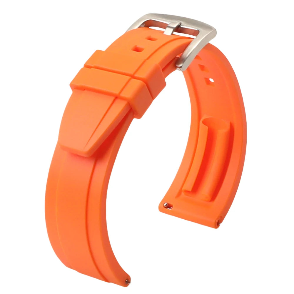 Universal Watrproof Rubber Strap 18mm 19mm 20mm 22mm for Armani for Omega Wristbelt Sport Silicone Watch Band for Seiko Bracelet