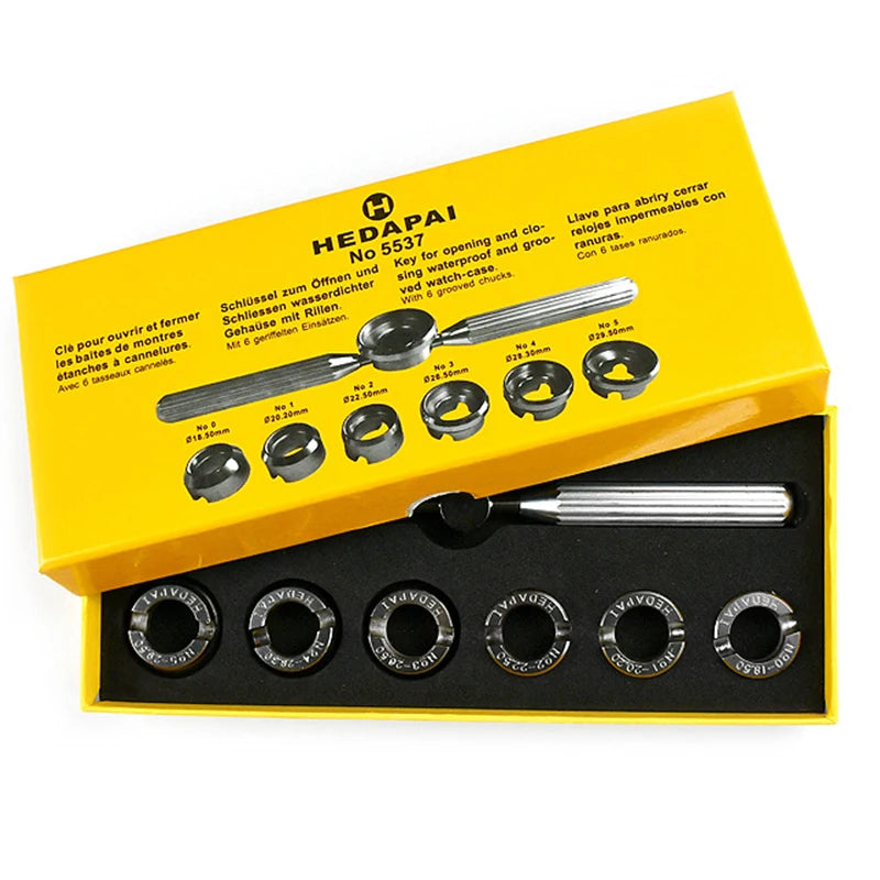 Pro Back Case Opener Cover Remover for Rolex for Tudor Watch Repair Tool Kit 5537 Watch Back Cover Remover Screw Wrench Opener