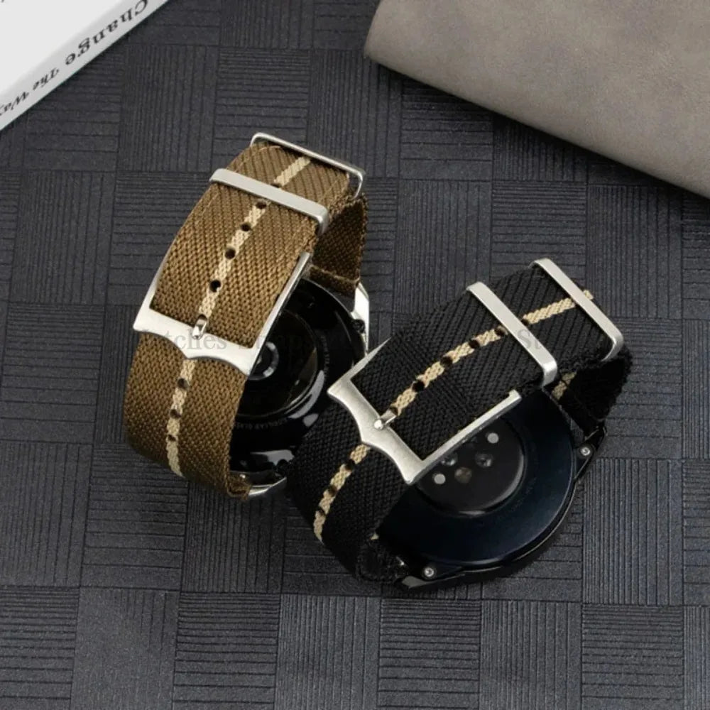 20mm 22mm Quick Release Nylon Watch Strap for Tudor Woven Canvas Fabric Band for Omega for Seiko for Military Men Women Bracelet