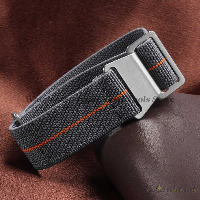 Elastic Nylon Watch Band for Seiko for Omega Sports Bracelets 18mm 20mm 22mm for Huawei Watch GT5/GT4/GT3 Parachute Watch Straps