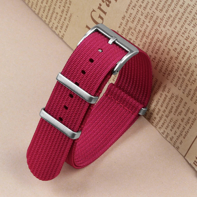 Braided Nylon Watch Band 18mm 20mm 22mm Watch Straps for Oemga Army Bracelet Military Watch Strap for Seiko Men Women Watchbands