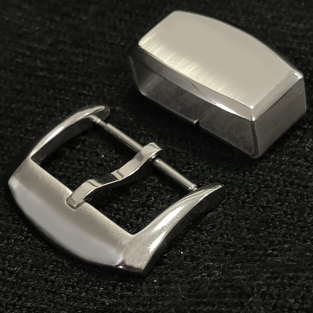 Stainless Steel Watch Buckle Ring for Seiko Band Heighten Keeper Metal Loop Holder 18mm 20mm Silver Pin Clasp Watch Acessories