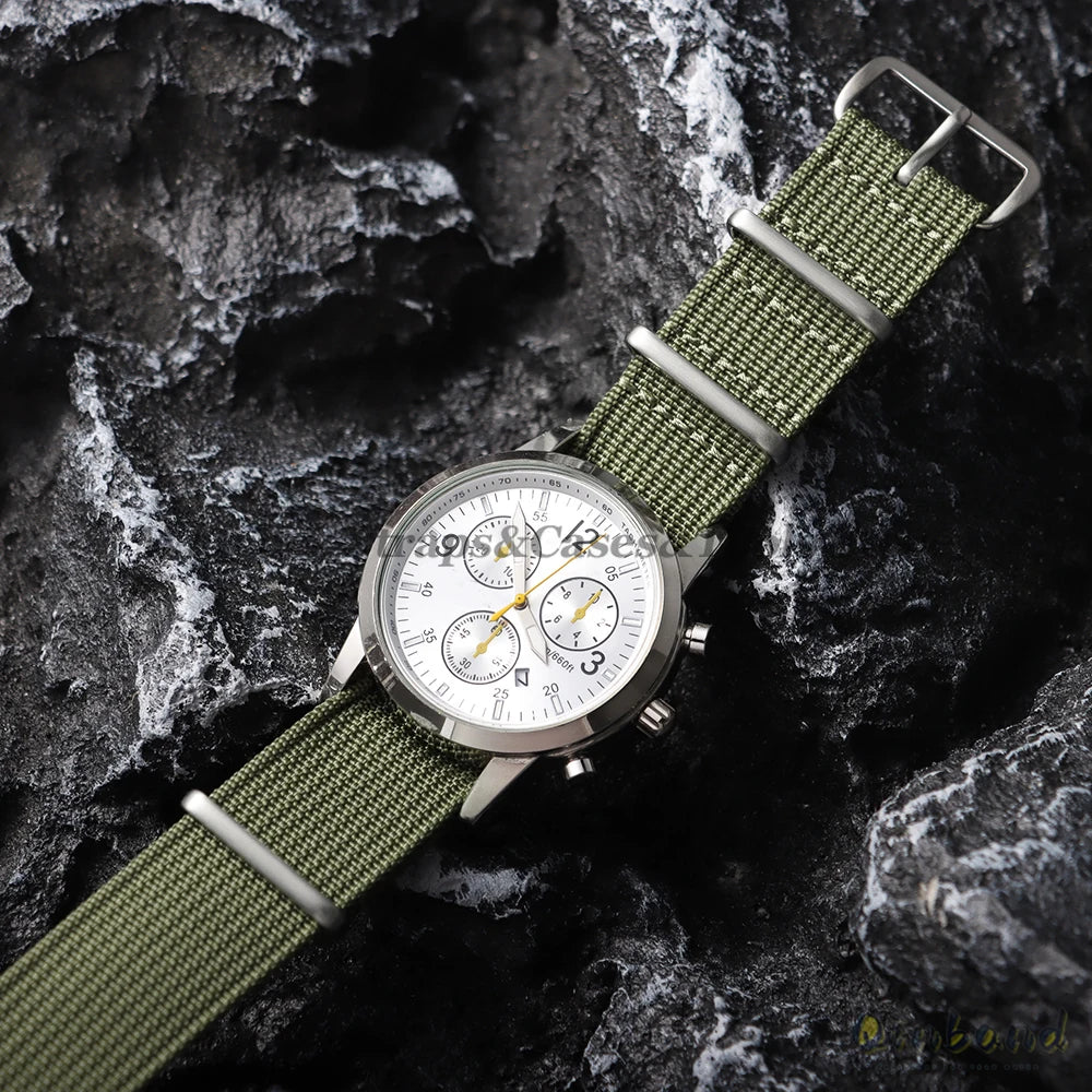 Ribbed Strap Ballistic Fabric Watch Strap Replacement 18mm 19mm 20mm 22mm for Samsung Galaxy Watch7/6/5/4 Quality Nylon Bracelet