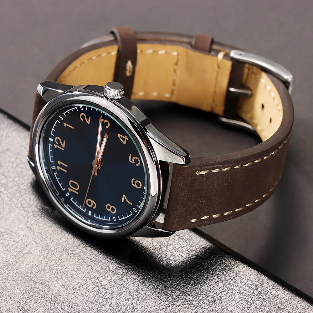 Genuine Cowhide Leather Strap for Samsung Galaxy Watch 6 5 4 Soft Breathable Retro Wristband for Seiko 20mm 22mm Wrist Bracelet