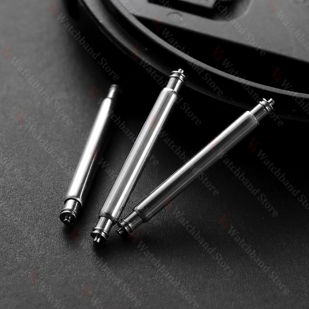 20pcs 1.5mm1.8mm 2.0mm 2.5mm Diameter Watch Band 16/18/20/22/24mm Spring Pin Watch Repair Tool Metal Steel Spring Bars Link Pins