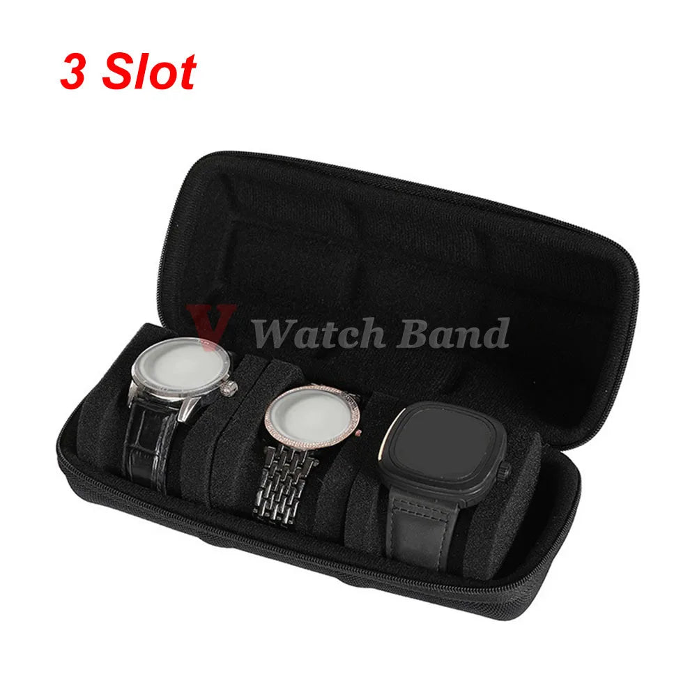 2/3/5/8Slot Watch Box Organizer Watch Display Storage Box Men Women Watch Portable Storage Travel Case Multiple Slot Available
