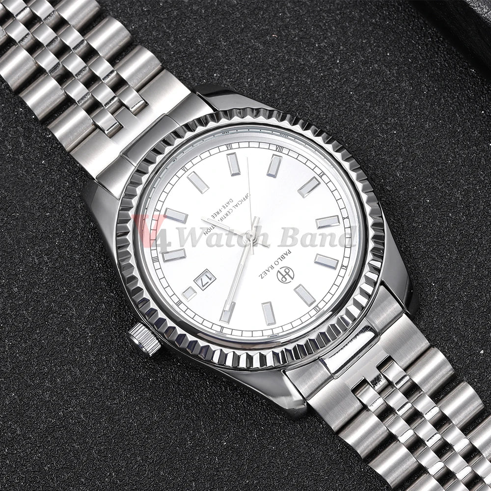 Solid Stainless Steel Curved End Silver End Link for Rolex for Submariner for Daytona Watch Arc Interface Waterproof Accessories