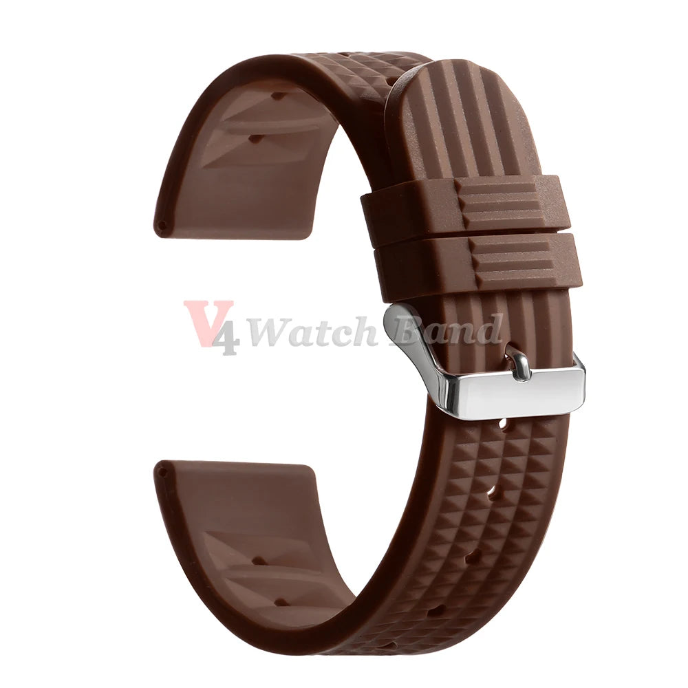 Rubber Strap 20mm 22mm for Omega for Rolex Bracelet Universal Men Diver Silicone Waterproof Sport for Seiko 5 SKX007 Watchband