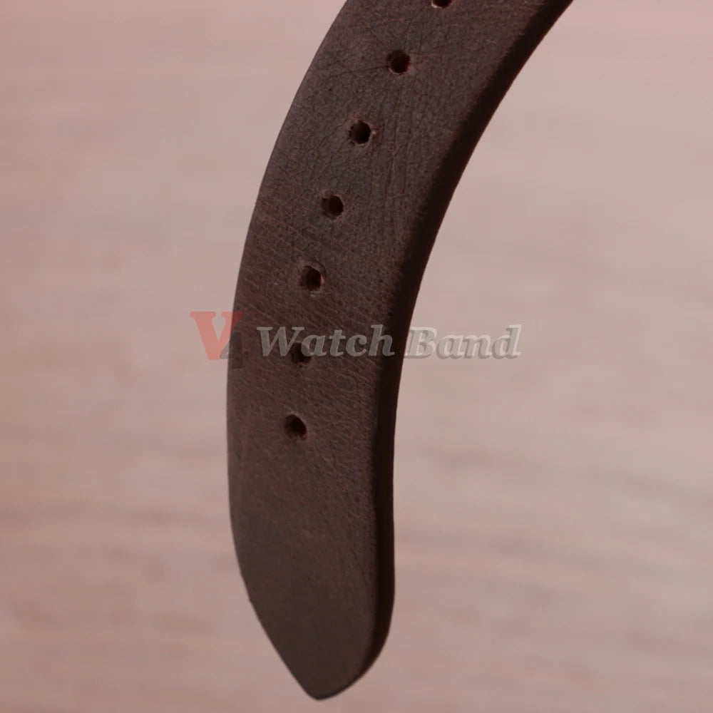 Vintage Genuineleather Watchband 20mm 22mm for Omega for Seiko Wristband Stitching Cowhide Strap Quick Release Watch Band