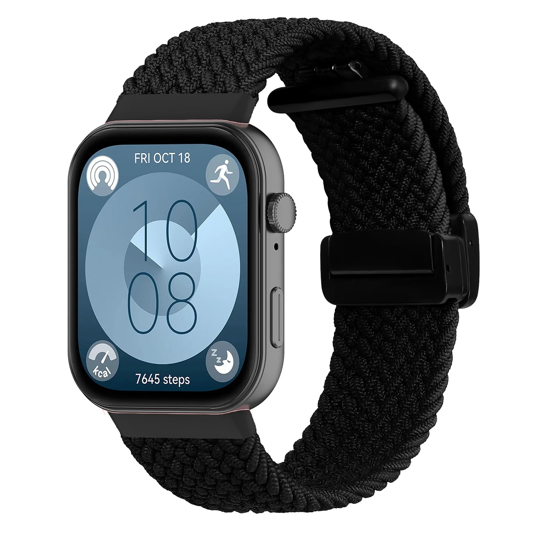 For Huawei Watch Fit 3 Band Weave Bracelet Colorful Wriestband For Huawei Fit 3 Sport Magnetic Nylon Strap Replaceable Watchband