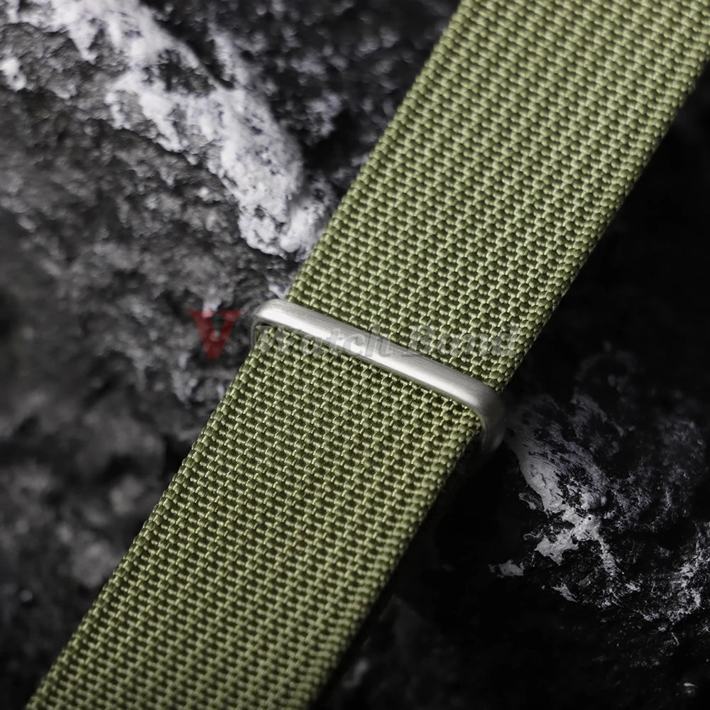 19mm 18mm 20mm 22mm Nylon Watch Strap Brown Green Band Military Casual Watchband for Seiko Army Sport Bracelet Replacement Belts